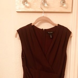 White House Black Market Burgundy cocktail dress